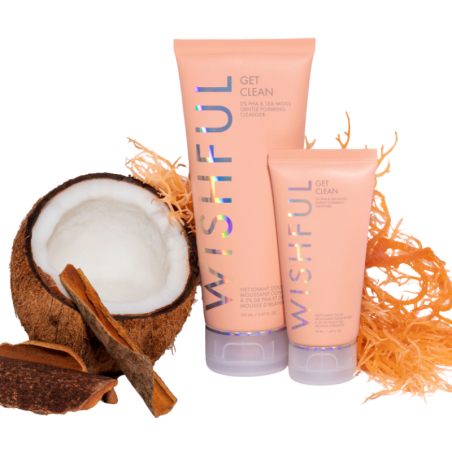 WISHFUL Get Clean - Nettoyant et démaquillant visage doux moussant