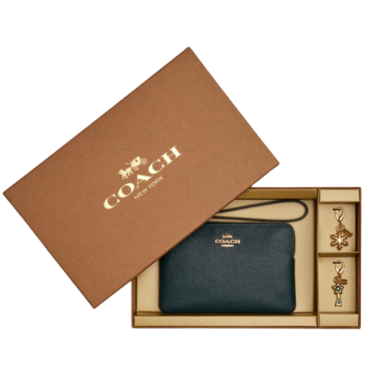 Coach Pochette  Avec Fermeture Zippée D’angle