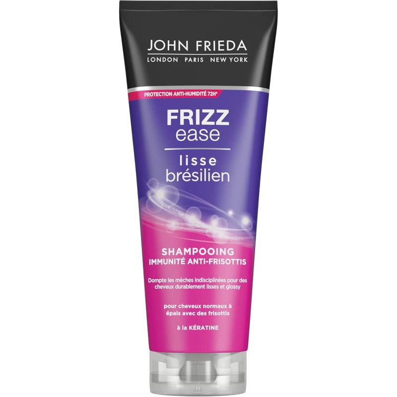 JOHN FRIEDA Frizz Ease Lisse Brésilien Shampooing Immunité Anti-Frisottis 250ml