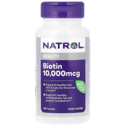 Natrol Biotin 10 000 mcg 100 comprimés