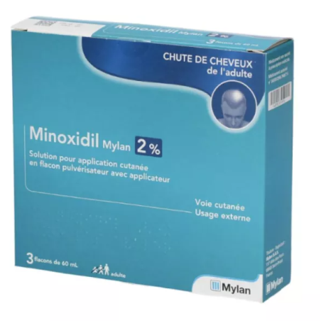 Minoxidil 2% Viatris Lotion 3x60 ml