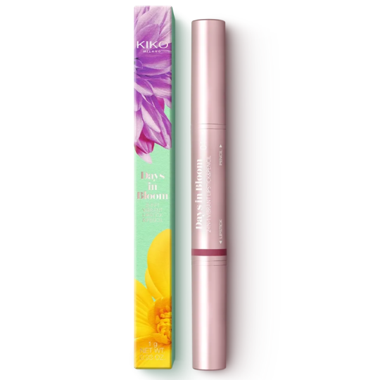 Kiko days in bloom 2-in-1 vibrant lipstick&pencil 04 Magenta Memory
