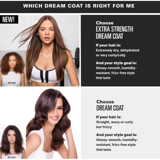 Color Wow Extra Strength Dream Coat Ultra Moisturizing Anti Frizz Treatment Travel Size 50ml