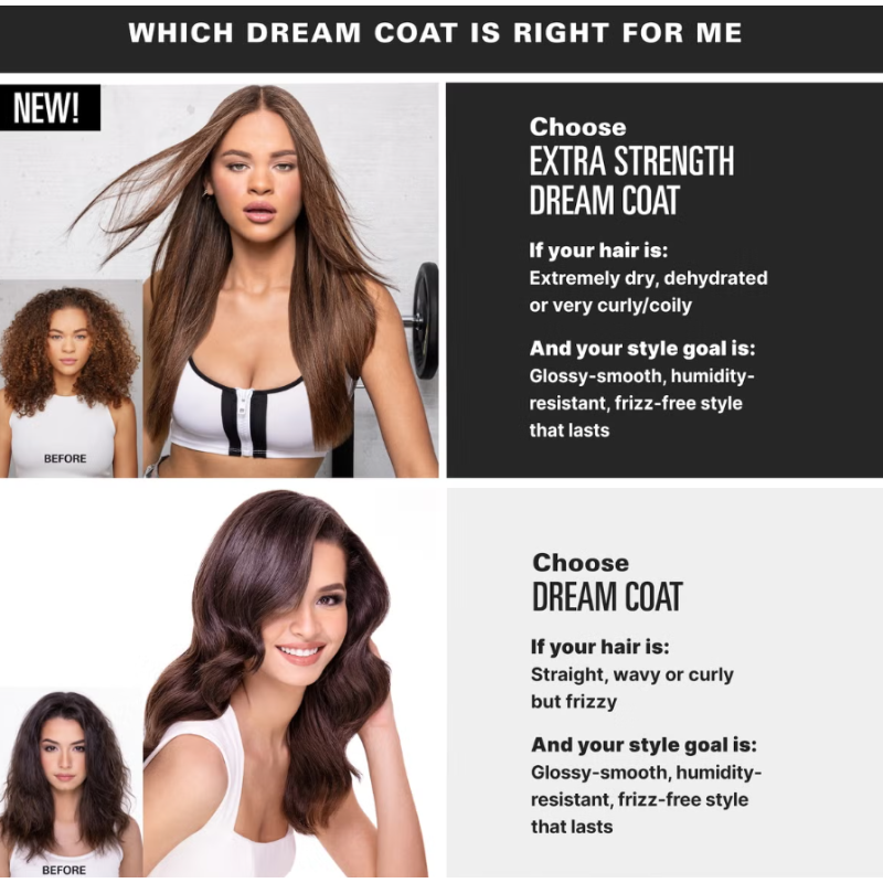 Color Wow Extra Strength Dream Coat Ultra Moisturizing Anti Frizz Treatment Travel Size 50ml