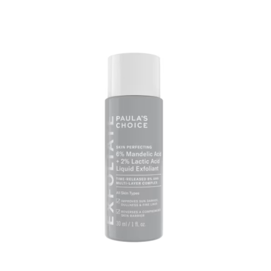 PAULA'S CHOICE Lotion Exfoliante AHA 6 % Acide Mandélique + 2 % Acide Lactique - Format voyage