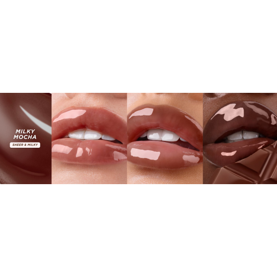 GISOU Honey Infused Lip Oil - Huile lèvres au miel Milky Mocha