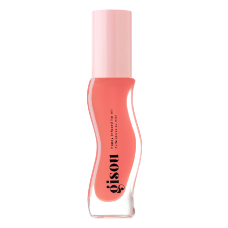 GISOU Honey Infused Lip Oil - Huile lèvres au miel Bee-llini Peach