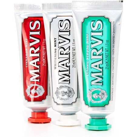 Marvis Kit dentifrices format voyage 3x25 ml