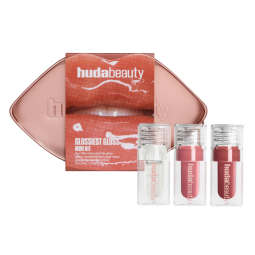 HUDA BEAUTY Glossiest Gloss Trio - Coffret maquillage lèvres