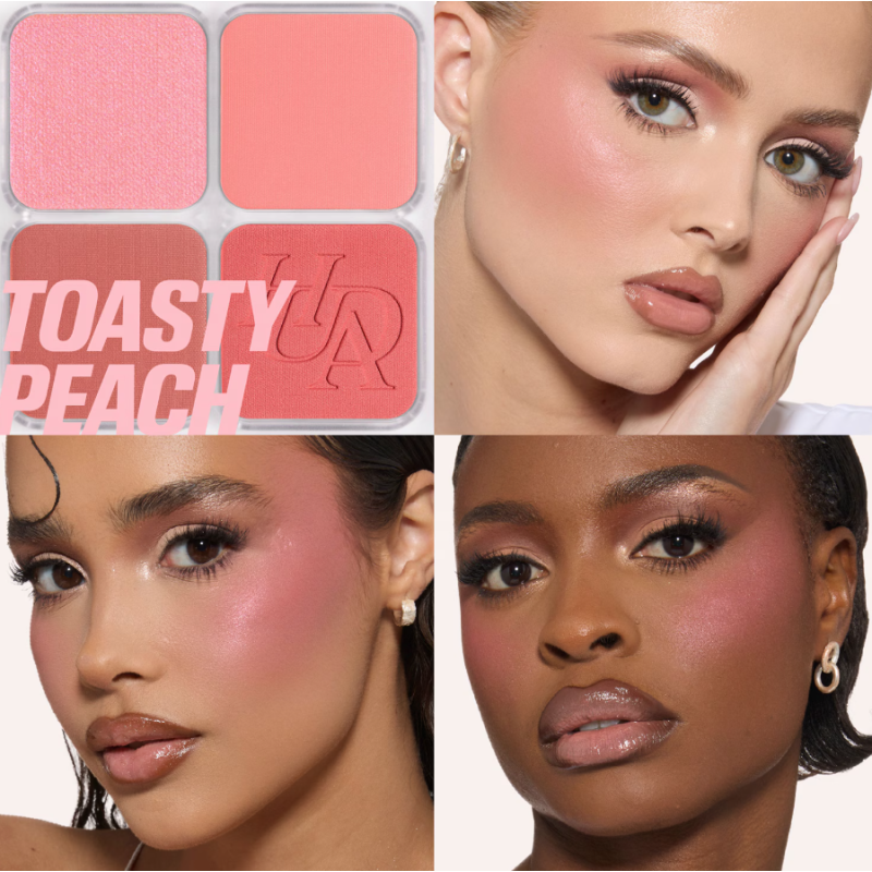 HUDA BEAUTY Blush Filter Blurring Blushlighters Palette - Toasty Peach