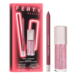 FENTY BEAUTY Lined + Luminized Duo - Crayon à Lèvres Trace'd Out et Gloss Bomb