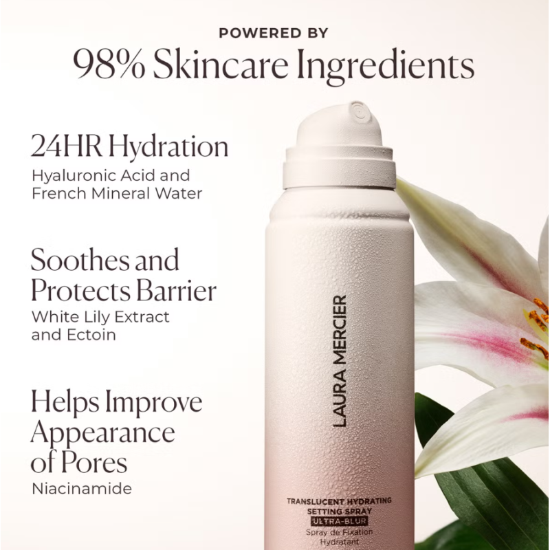 Laura Mercier Translucent Hydrating Setting Spray Ultra Blur 100ml