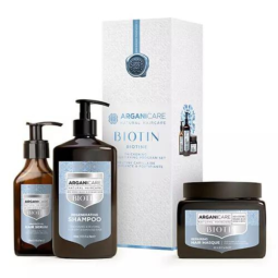Arganicare Coffret Trio Fortifiant & Réparateur Biotine