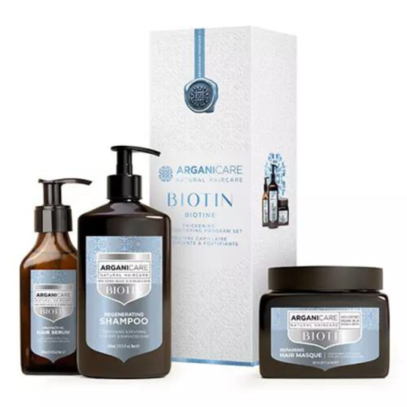 Arganicare Coffret Trio Fortifiant & Réparateur Biotine