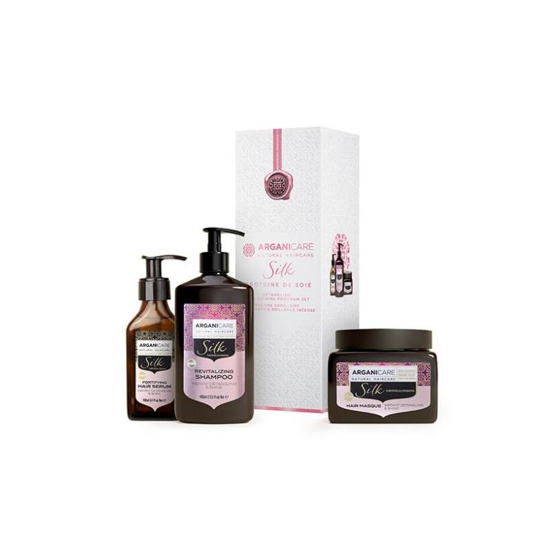 Arganicare Coffret Trio Lissant & Brillance Protéine de Soie
