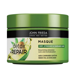 John Frieda Detox & Repair masque détoxifiant pour cheveux abîmés