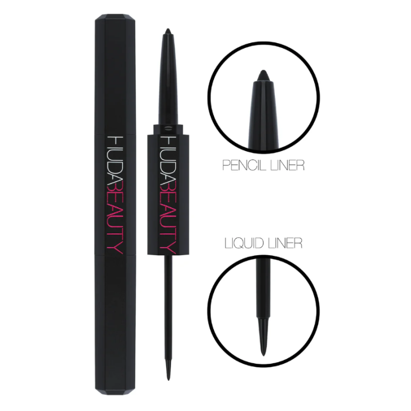 Huda beauty LIFE LINER DOUBLE ENDED EYELINER LIQUID & PENCIL