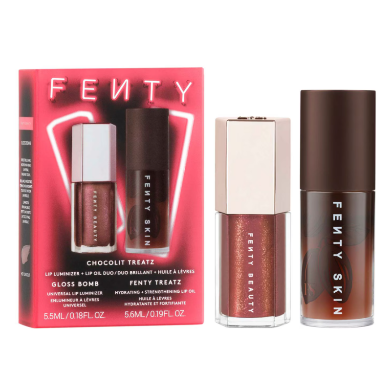FENTY SKIN Fenty Treatz Cacao + Gloss Bomb Mini Hot Chocolit Coffret