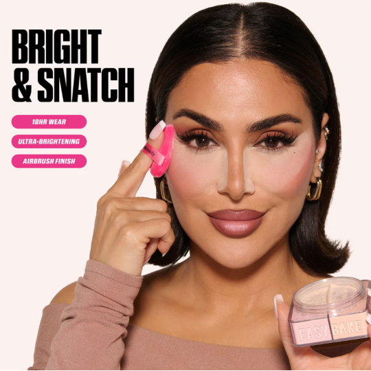 HUDA BEAUTY Easy Bake Loose Powder Duo - Cherry Peach