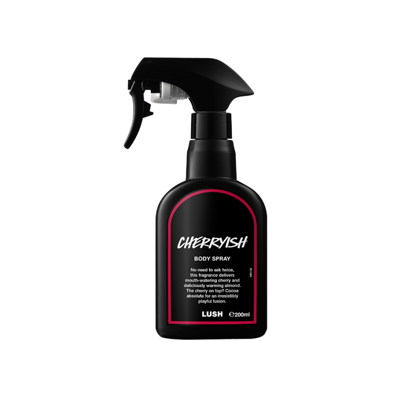 Lush Once Cherryish Spray corporel Homme & Femme