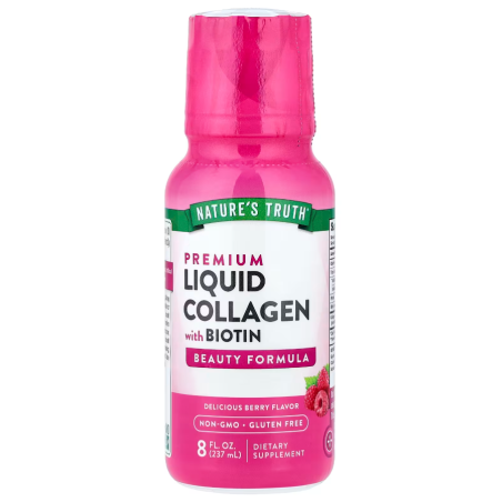 Nature's Truth Collagène liquide à la biotine, Baies délicieuses 237 ml