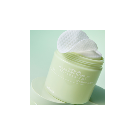CELIMAX - Tampon exfoliant Ji Woo Gae Heartleaf BHA - 60pcs