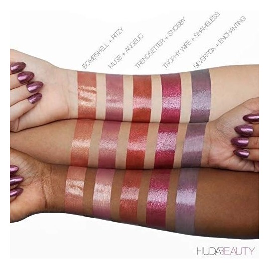 HUDA BEAUTY Contour & Strobe Set Silver Fox & Enchanting