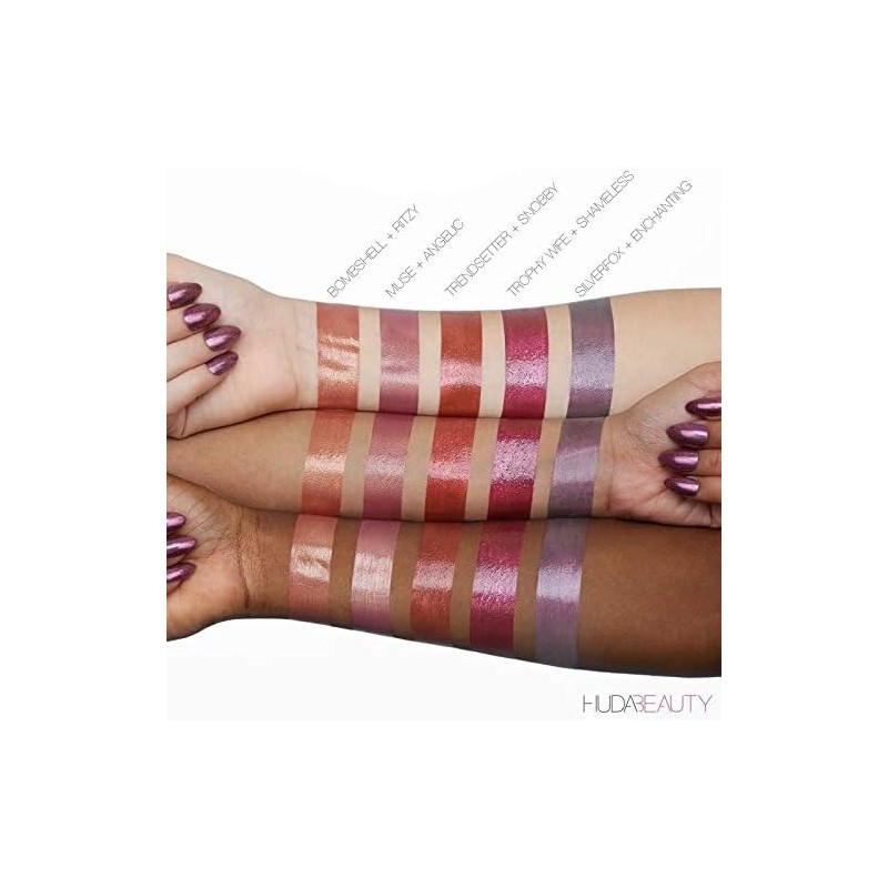 HUDA BEAUTY Contour & Strobe Set Silver Fox & Enchanting