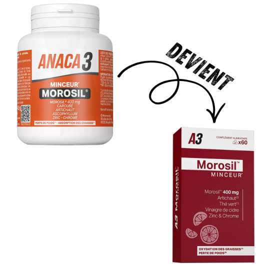 ANACA3 MOROSIL MINCEUR 60 GÉLULES