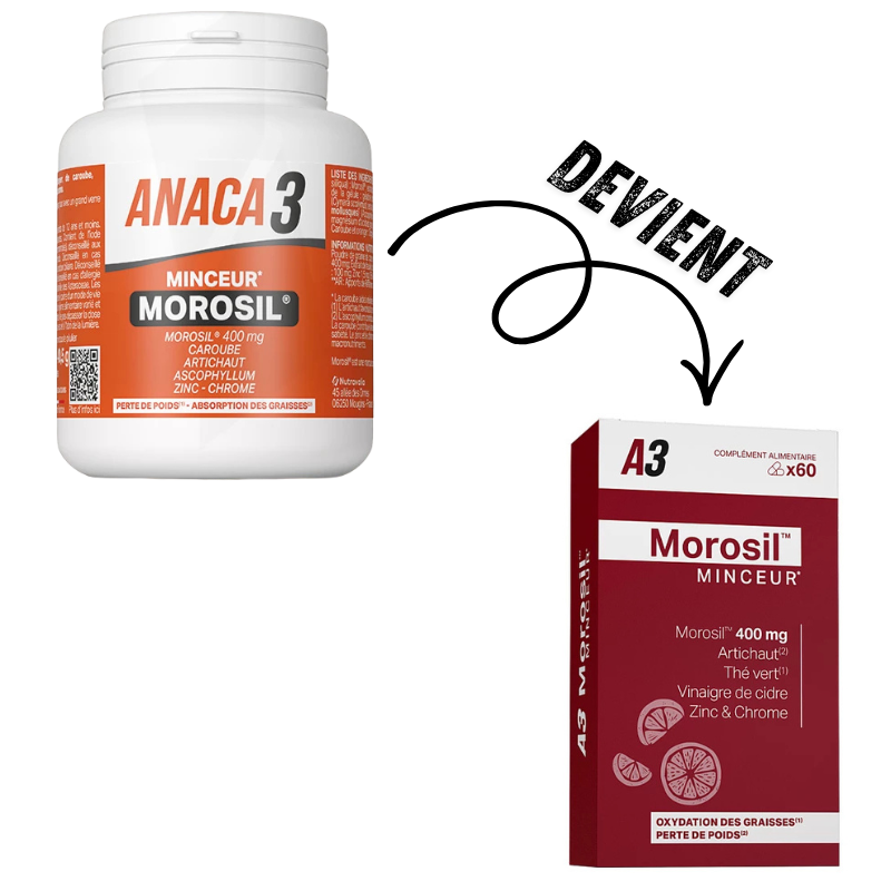 ANACA3 MOROSIL MINCEUR 60 GÉLULES