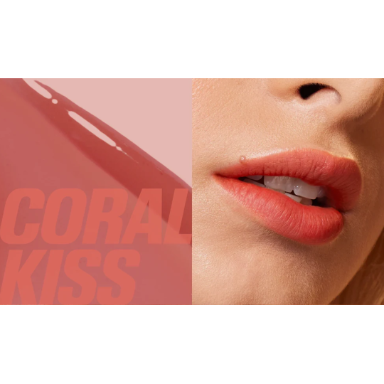 Huda Beauty - Lip Blush - Fluide teinté crémeux lèvres et joues - Coral Kiss