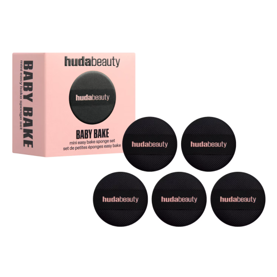 HUDA BEAUTY Baby Bake Mini Easy Bake Sponge Set - Ensemble de mini éponges beauté
