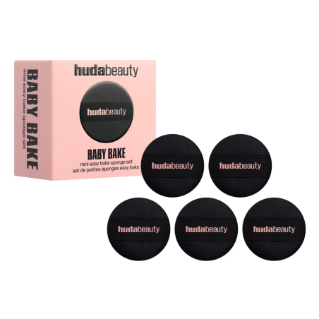 HUDA BEAUTY Baby Bake Mini Easy Bake Sponge Set - Ensemble de mini éponges beauté