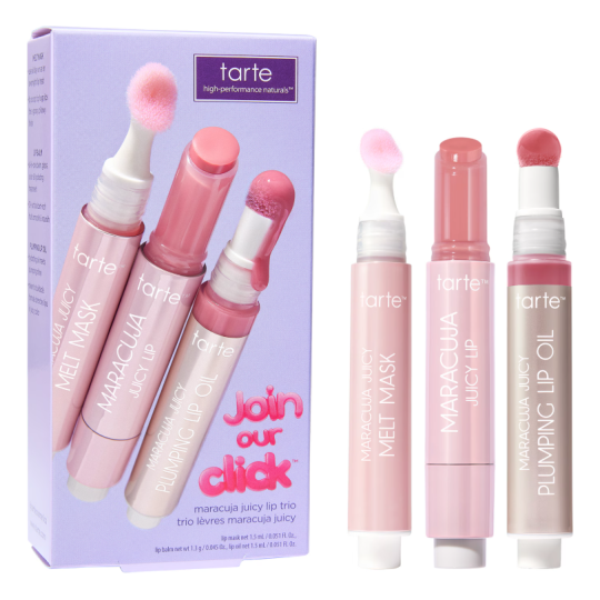 TARTE maracuja juicy lip travel trio - set de maquillage