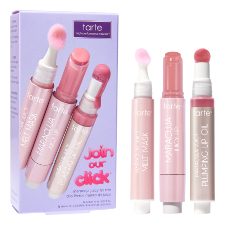 TARTE maracuja juicy lip travel trio - set de maquillage