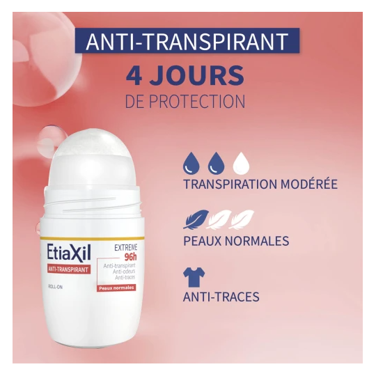 Etiaxil Anti-transpirant Extrême 96h