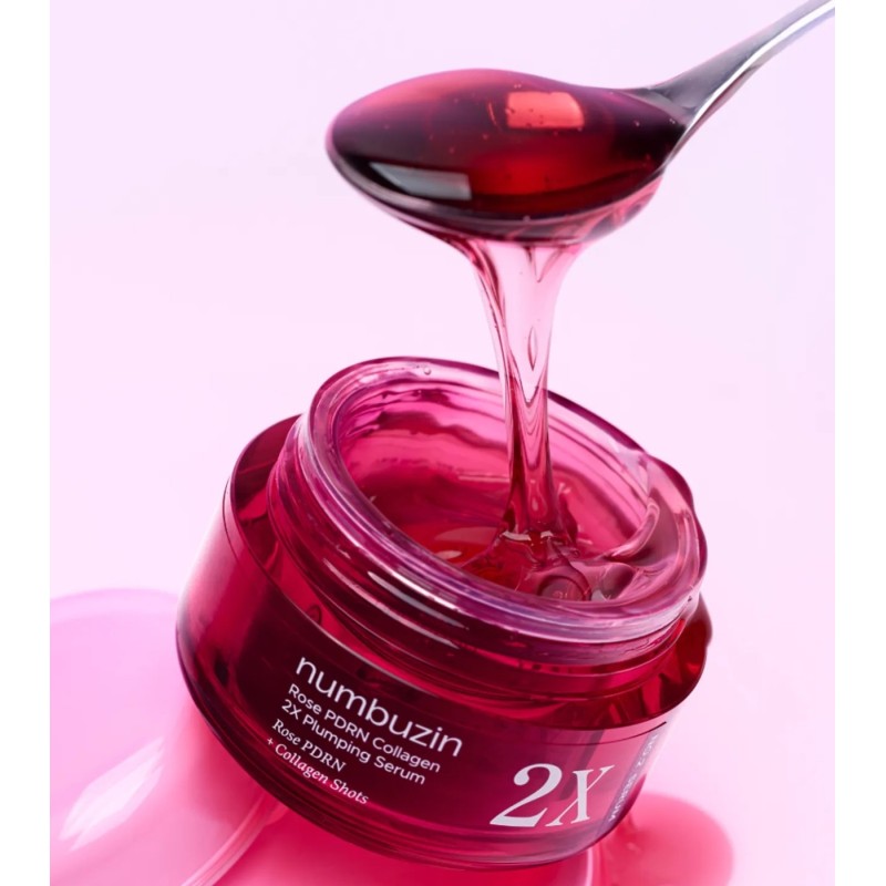 Numbuzin Sérum Raffermissant No.2 Rose PDRN Collagen 2X