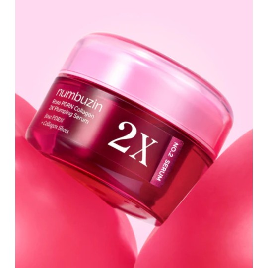 Numbuzin Sérum Raffermissant No.2 Rose PDRN Collagen 2X