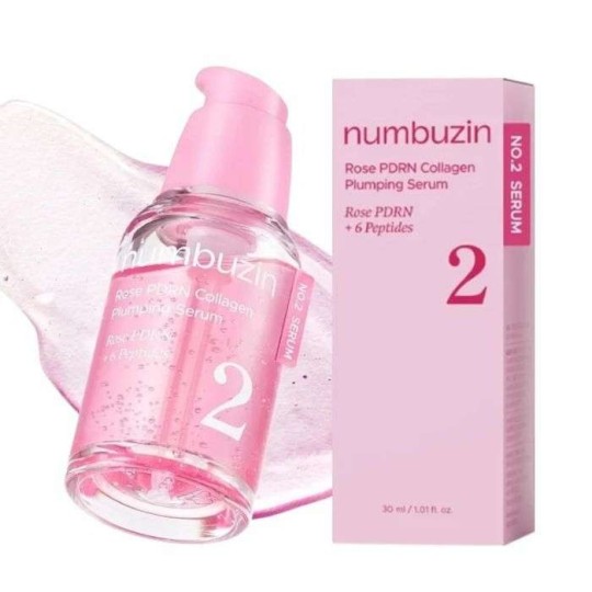 Numbuzin Sérum repulpant No.2 Rose PDRN Collagen Plumping