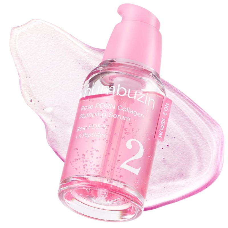 Numbuzin Sérum repulpant No.2 Rose PDRN Collagen Plumping