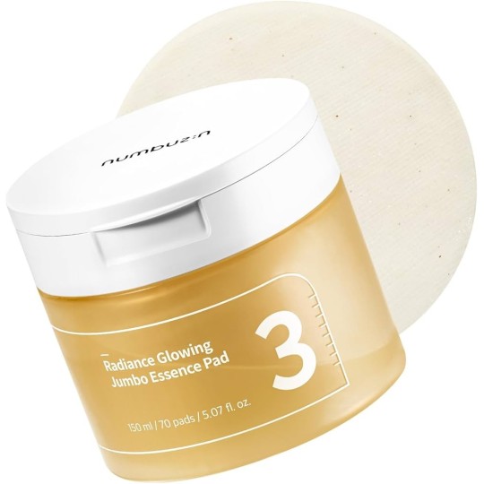 Numbuzin – No.3 Radiance Glowing Jumbo Essence Pad