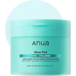 ANUA PDRN 100 Hyaluronic Acid Glow Pad - Disques hydrantants à l'acide hyaluronique