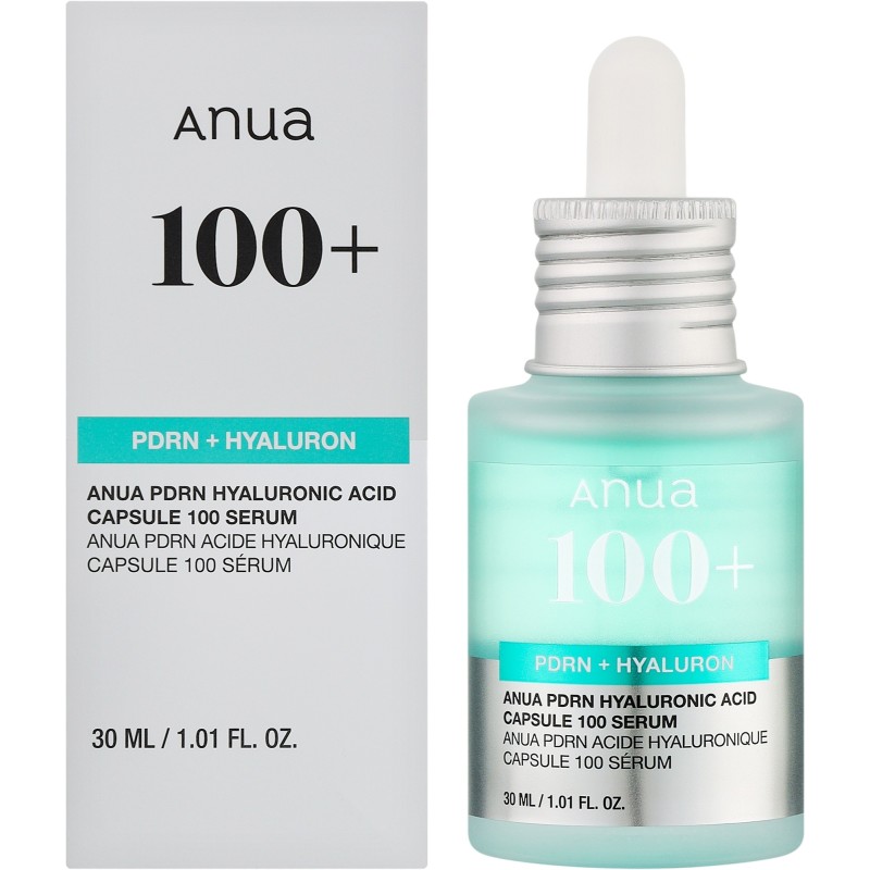 ANUA PDRN Hyaluronic Acid Capsule 100 Serum - Sérum hydratant à l'acide hyaluronique
