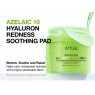 ANUA Azelaic 10 Hyaluron Redness Soothing Pad - Disques apaisants anti-rougeurs