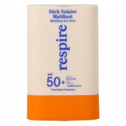 Respire Stick Solaire Anti-Taches 50+ Vitamine E + Très Haute Protection UVA/B