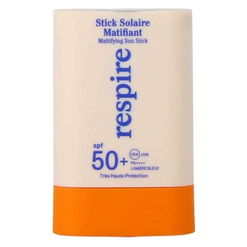 Respire Stick Solaire Anti-Taches 50+ Vitamine E + Très Haute Protection UVA/B