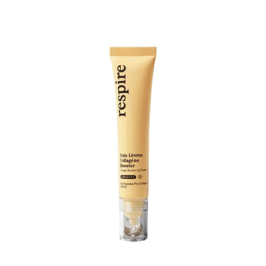 RESPIRE Soin Lèvres Collagène Booster SPF20 4% Peptides Pro-Collagène + SPF20