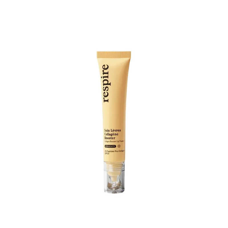 RESPIRE Soin Lèvres Collagène Booster SPF20 4% Peptides Pro-Collagène + SPF20