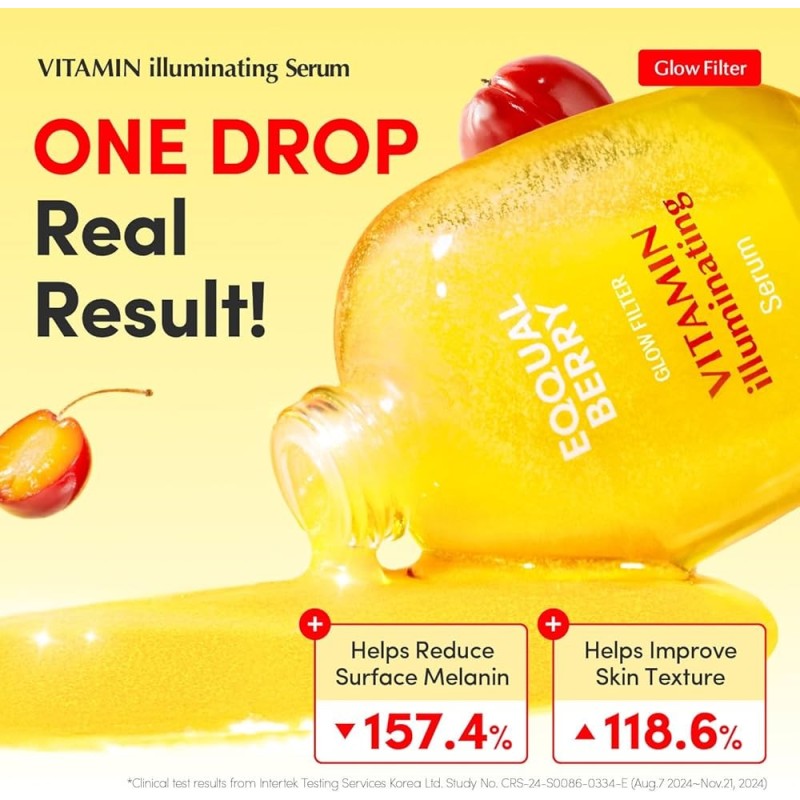 EQQUALBERRY - Vitamin Illuminating Serum - 30ml