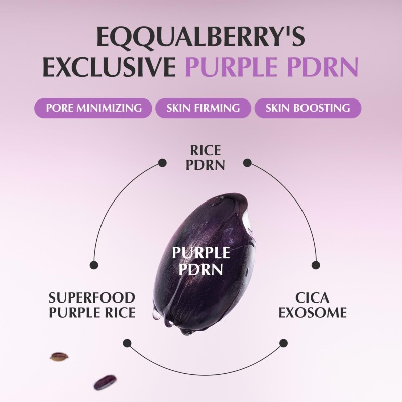 EQQUALBERRY Sérum réducteur de pores Purple PDRN